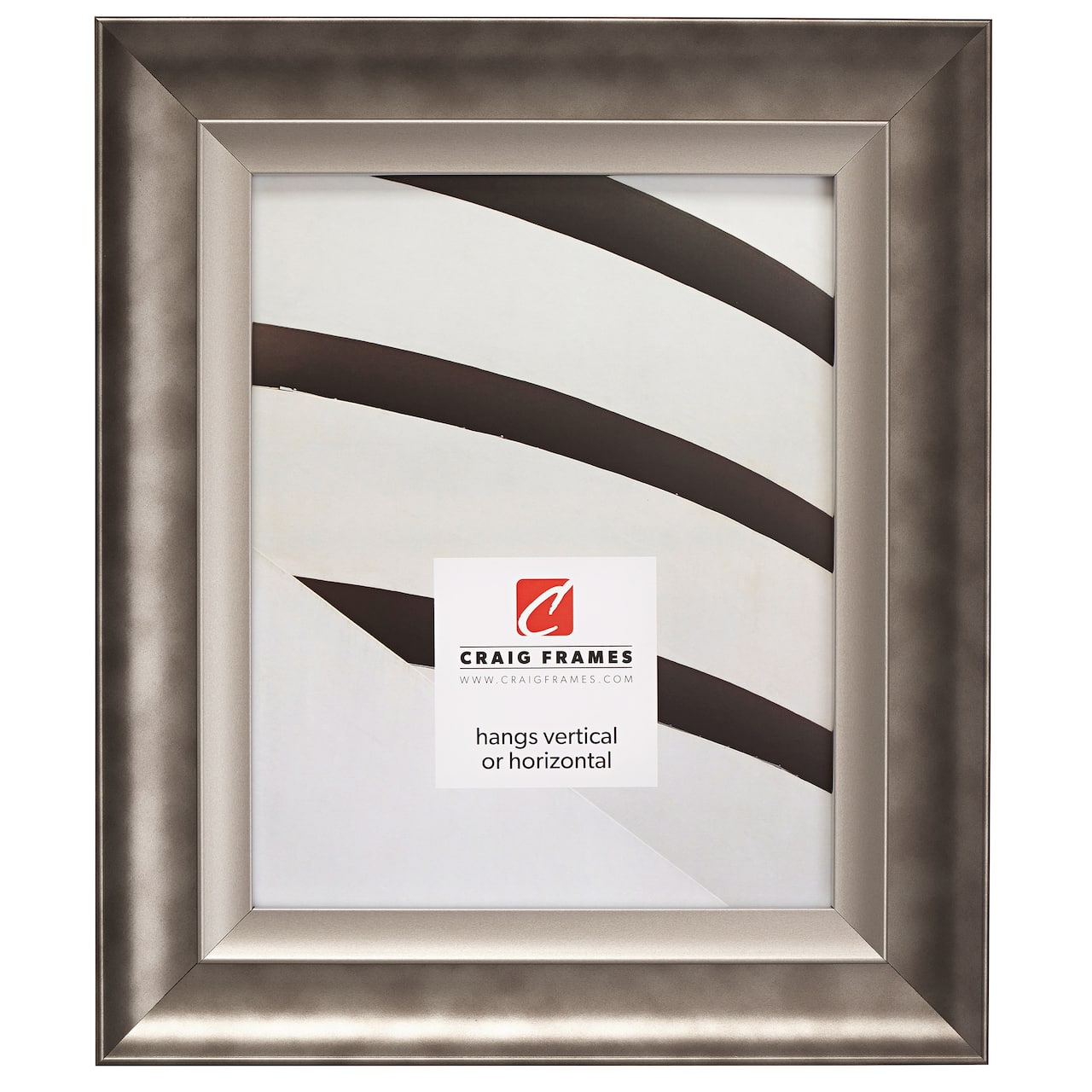Craig Frames Ventura Pewter Picture Frame